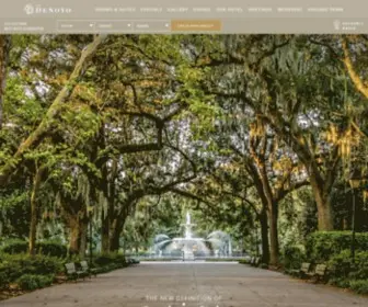 Thedesotosavannah.com(Hotels in Downtown Savannah GA) Screenshot