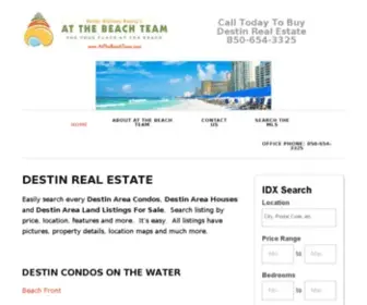 Thedestinrealestatenews.com(Destin Real Estate For Sale) Screenshot