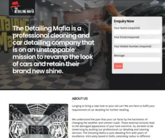 Thedetailingmafiaindia.com(The Detailing Mafia) Screenshot