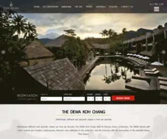 Thedewakohchang.com(The Dewa Koh Chang Official Website) Screenshot