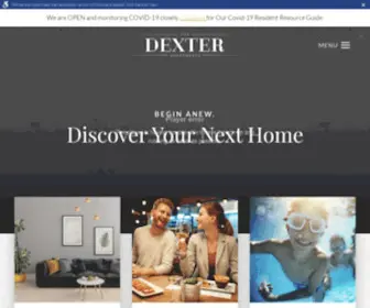 Thedexterapartments.com(The Dexter) Screenshot