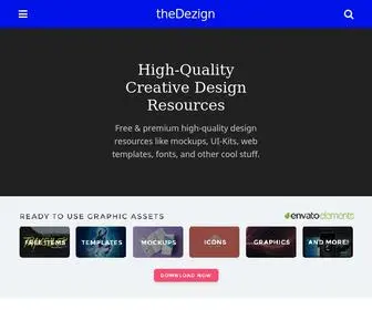 Thedezign.com(Home) Screenshot