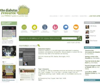 Thediabetesresource.com(The diabetes resource) Screenshot