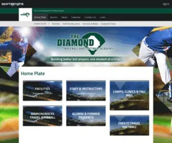 Thediamondbaseball.com(The Diamond Baseball And Softball Academy) Screenshot