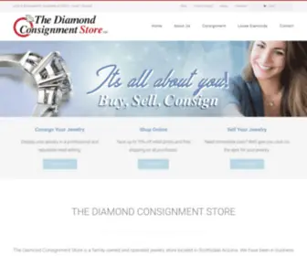 ThediamondconsignmentStore.com(The Diamond Consignment Store) Screenshot