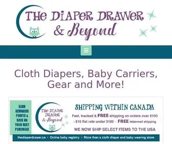 Thediaperdrawer.ca(The Diaper Drawer) Screenshot