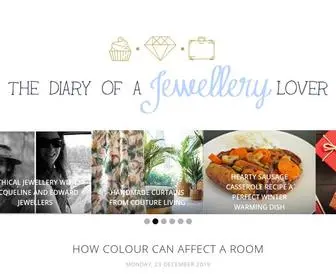Thediaryofajewellerylover.co.uk(The Diary Of A Jewellery Lover) Screenshot