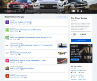 Thedieselgarage.com(The Diesel Garage) Screenshot