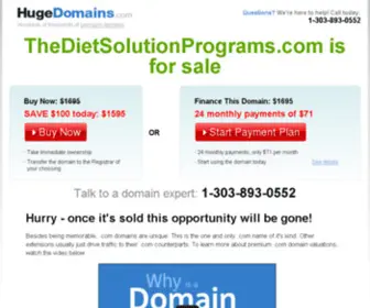 Thedietsolutionprograms.com(The Diet Solution Program Reviews) Screenshot