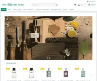 Thedifferentscent.de(The Different Scent) Screenshot