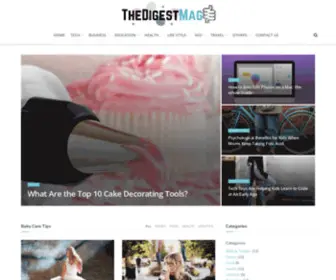 Thedigestmag.com(My WordPress Blog) Screenshot