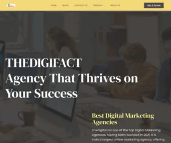 Thedigifact.com(Best digital marketing agencies) Screenshot