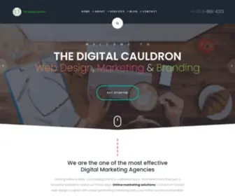 Thedigitalcauldron.com(The Digital Cauldron website development company) Screenshot