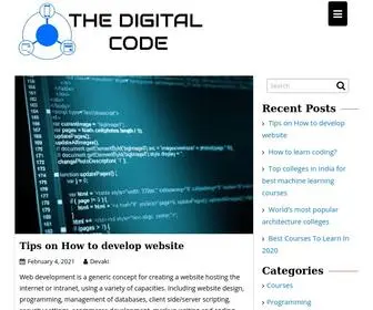 Thedigitalcoder.in(Thedigitalcode) Screenshot