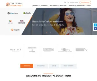 Thedigitaldepartment.ie(Web Design) Screenshot