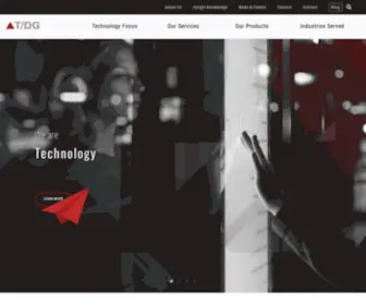 Thedigitalgroup.com(Information Technology Services) Screenshot