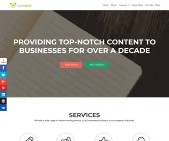 Thedigitalinkwell.com(Content Writing Services) Screenshot