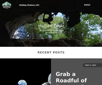 Thedihedral.com(Climbing, Outdoors, Life) Screenshot
