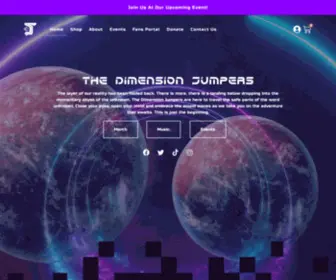 Thedimensionjumpers.com(The Dimension Jumpers) Screenshot