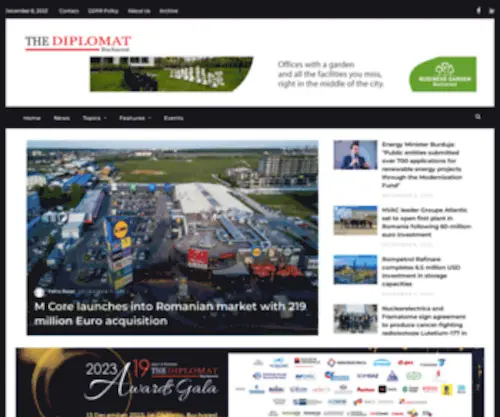 Thediplomat.ro(Romanian News & Business Events) Screenshot