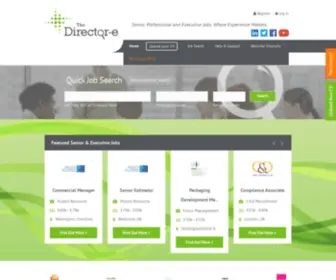 Thedirector-E.co.uk(Executive Job Search) Screenshot