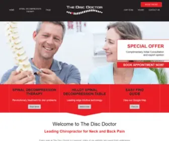 ThedisCDoctor.com.au(Chiropractor Liverpool) Screenshot