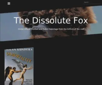 Thedissolutefox.com(The Dissolute Fox) Screenshot