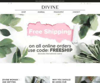 Thedivinecompany.com.au(The Divine Company) Screenshot