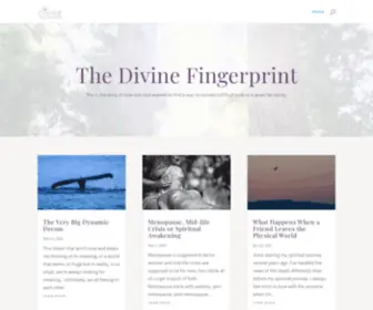 Thedivinefingerprint.com(The Divine Fingerprint) Screenshot