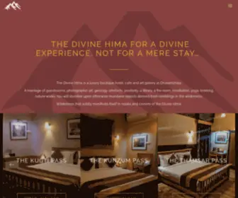 Thedivinehima.com(The Divine Hima) Screenshot