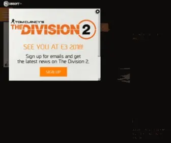 Thedivisiongame.com(Officiële website. The Division 2) Screenshot