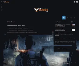 Thedivisiontab.com(The Division 2 Stats Tracker) Screenshot