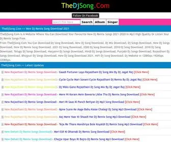 Thedjsong.com(Oye DjSurendra Official Website) Screenshot