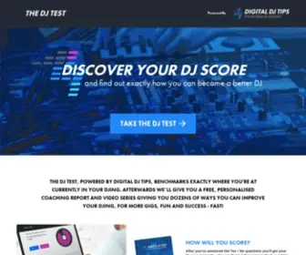 ThedjTest.com(The DJ Test) Screenshot