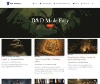 Thedndgeek.co.uk(The DnD Geek) Screenshot