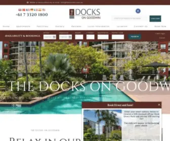 Thedocks.com.au(The Docks on Goodwin) Screenshot