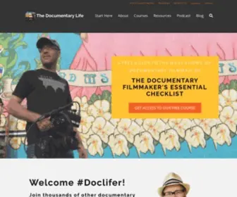 Thedocumentarylife.com(The Documentary Life) Screenshot