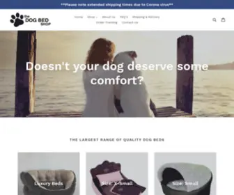 Thedogbedshop.com(The Dog Bed Shop) Screenshot