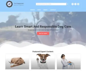 Thedoggypedia.com(The Doggypedia Scientific Based Dog Food Reviews and Recommendations For Healthier Dogs) Screenshot