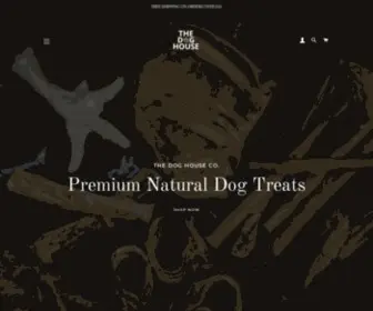 Thedoghouseco.uk(Natural Dog Treats) Screenshot