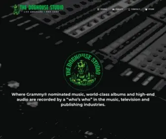 Thedoghousestudio.com(World-class LA area recording and tracking studio) Screenshot