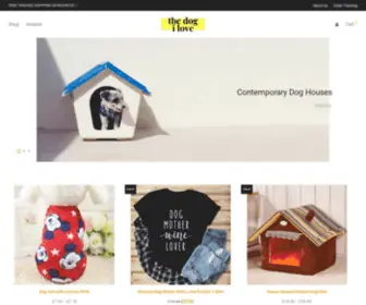 Thedogilove.com(Premium dog supplies) Screenshot