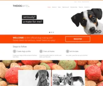 Thedogmates.com(FIND THE PERFECT DOG MATE4) Screenshot