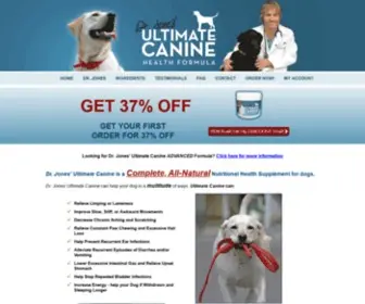 Thedogsupplement.com(Dr. Jones' Ultimate Canine Health Formula) Screenshot