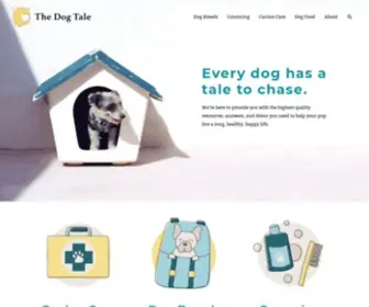 Thedogtale.com(The Dog Tale) Screenshot