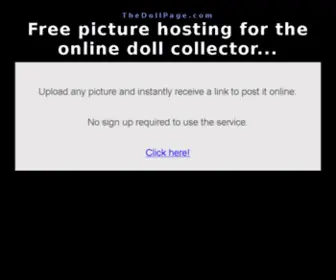 Thedollpage.com(Thedollpage) Screenshot