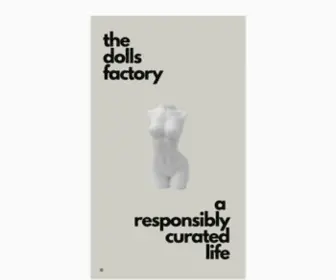 Thedollsfactory.com(Fashion Beauty Lifestyle Blog) Screenshot