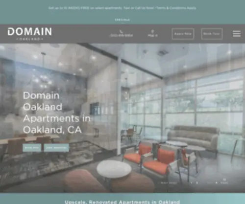 TheDomainoakland.com(Domain Oakland) Screenshot