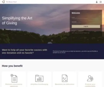 Thedonorsfund.org(IIS Windows Server) Screenshot