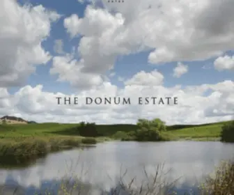 Thedonumestate.com(The Donum Estate) Screenshot